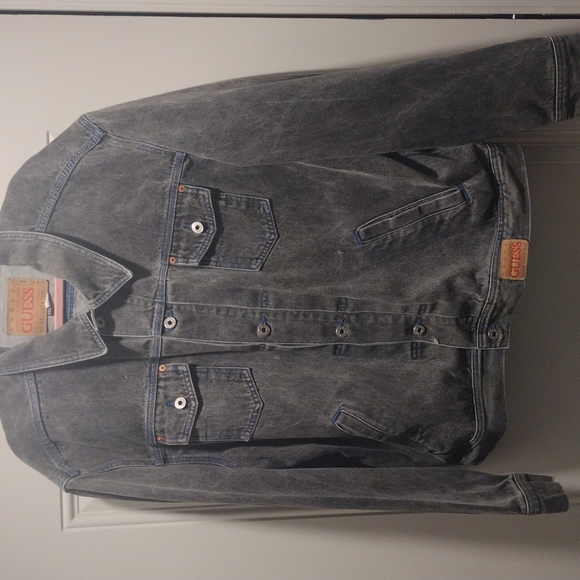 Black denim 3xl (2xl) Guess jacket from the  late 80s - Picture 8 of 13